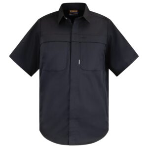 BISON Black Short Sleeve Shirt (22001BK)