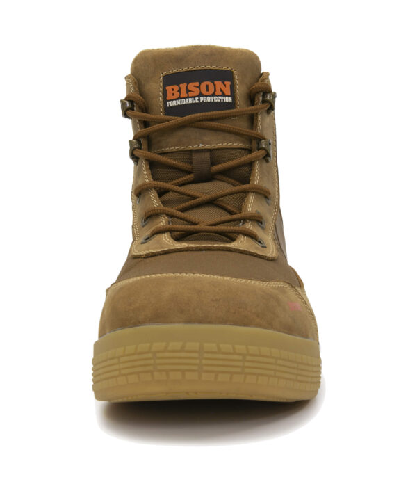 Boot Dune Low Cut Zip Side Lace Up - Brown