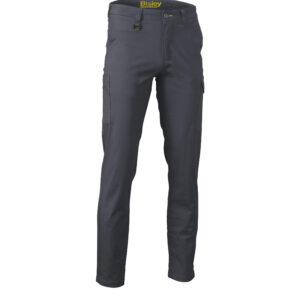 Bisley Charcoal Stretch Cotton Drill Cargo Pants (BPC6008)