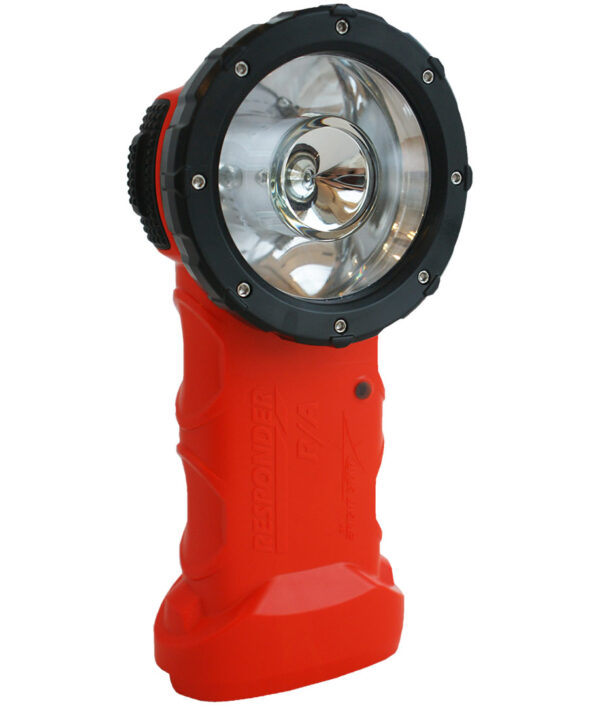 RESPONDER 6AA Right Angle LED Torch, Class 1 Div 1&2 Safety Approvals ...