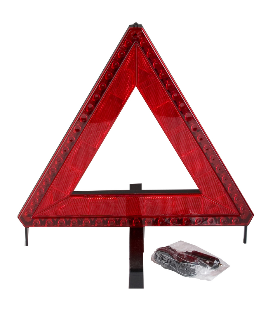 Triangle Flashing Warning Lights