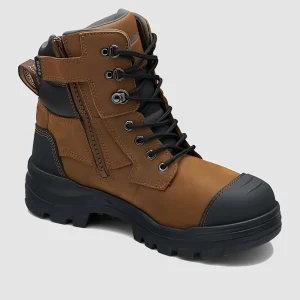 Blundstone Unisex Rotflex #8066 Safety Boots - Saddle Brown