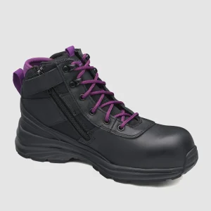 Blundstone #887 Women's Safety Joggers - Black/Purple