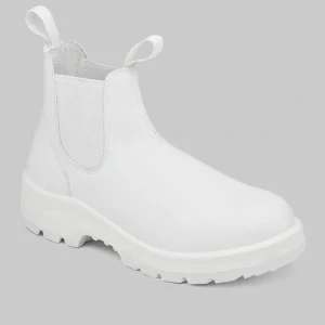 John Bull Style 8201 | Bianco (White) Elastic Sided Safety Boots